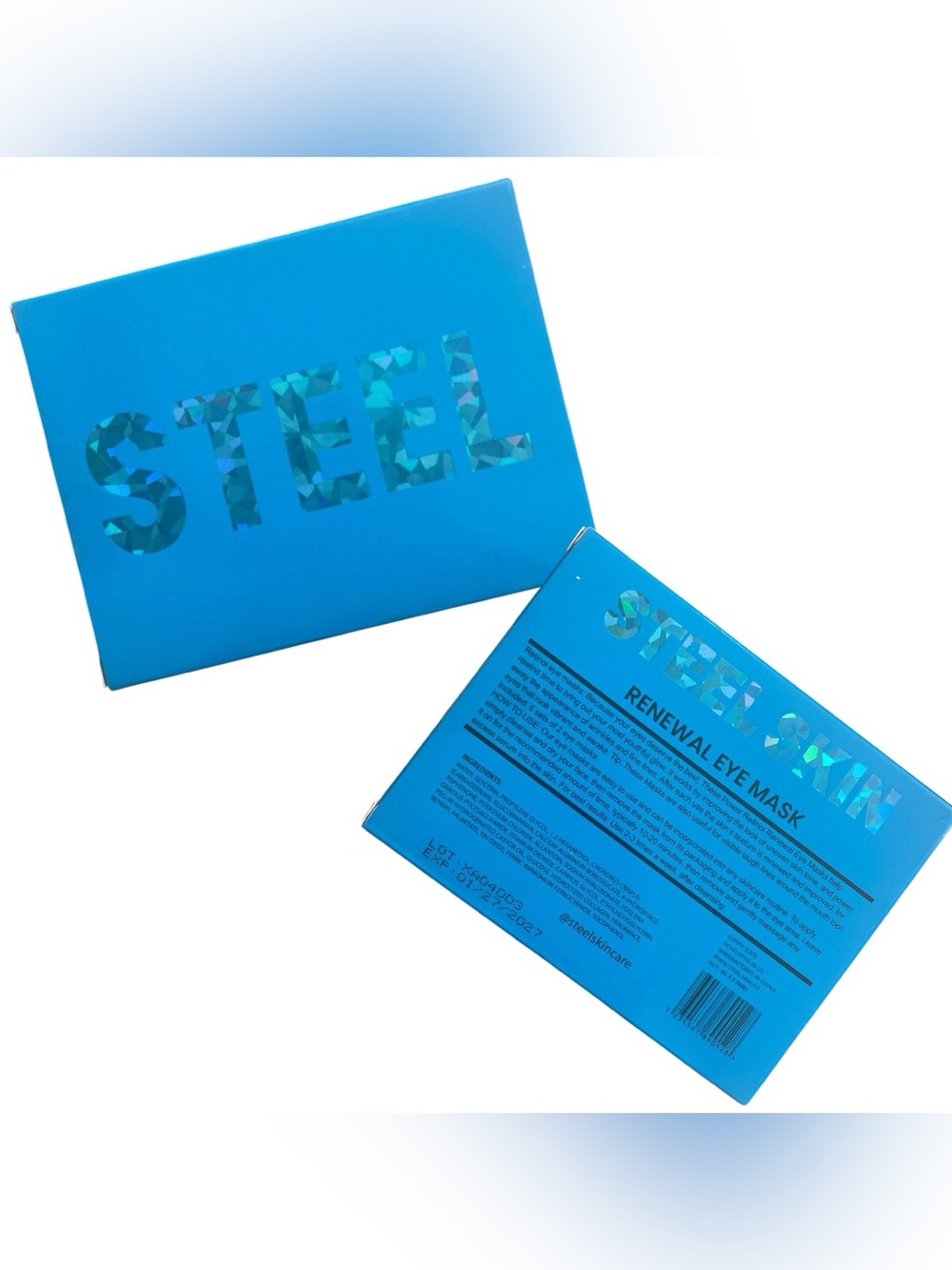 BRAND NEW Steel Skin Retinal Renewal Eye Masks 6 Pack